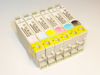 Kompatibilní náplně T0481-486 pro Epson R. RX, Multipack 6ks