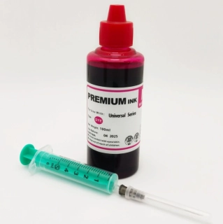 Inkoust 100ml červený, Magenta pro HP 301, HP-301 color Refill kit