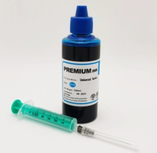 Plnící inkoust 100ml Cyan, azurový univerzální pro Canon BJC,I,IP,MP,MX,MG,S serie